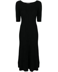 Roberto Collina - Ribbed-Knit Midi Dress - Lyst
