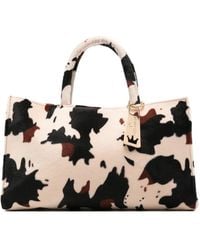 La Milanesa - Michep Cow-Print Tote Bag - Lyst