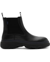 Burberry - Chelsea-Boots mit runder Kappe - Lyst