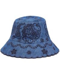 Zimmermann - Cappello Bucket Con Ricamo - Lyst