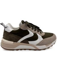 Voile Blanche - Panelled Suede Sneakers - Lyst