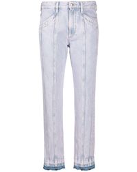 Isabel Marant - Low-rise Slim-cut Jeans - Lyst