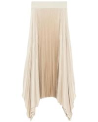 JOSEPH - Ade Pleated Midi Skirt - Lyst