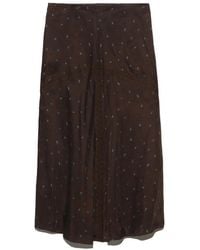 Bimba Y Lola - Romantic Sweet Floral A-Line Skirt With Lace - Lyst