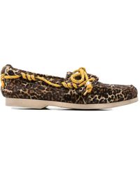 Golden Goose - Leopard-Print Loafers - Lyst