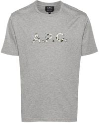A.P.C. - Willow コットンtシャツ - Lyst