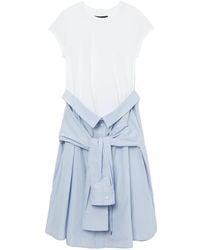 Juun.J - Shirted-Skirt Midi T-Shirt Dress - Lyst