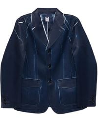 Comme des Garçons - Printed Single-Breasted Blazer - Lyst