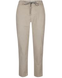 Eleventy - Broek Met Trekkoordtaille - Lyst