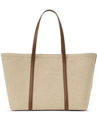 12 STOREEZ - Leather-trimmed Tote Bag - Lyst