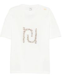 Nanushka - Wren Paisley-Monogram Oversized T-Shirt - Lyst