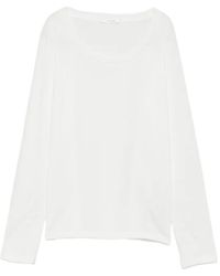 The Row - Kalto Long-Sleeve Scoop-Neck T-Shirt - Lyst