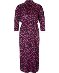 BOSS - Kleid mit Print - Lyst