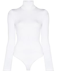 Wolford - Colorado Turtleneck Cotton Blend Bodysuit - Lyst