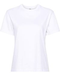 Totême - T-shirt en coton biologique à col rond - Lyst