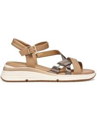 Geox - Elowynne Crossover-Strap Sandals - Lyst