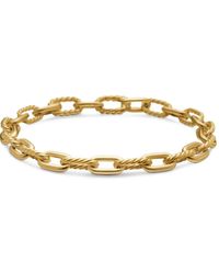 David Yurman - Pulsera de cadena DY Madison de 6 mm en oro amarillo de 18 ct - Lyst