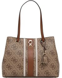Guess - Borsa Tote Erenia Con Monogramma - Lyst