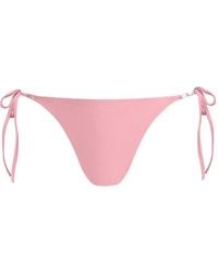 KARL LAGERFELD - Bas De Bikini À Détail Noué Signature - Lyst