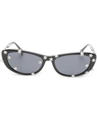 YVMIN - Flower-Embellished Cat-Eye Sunglasses - Lyst