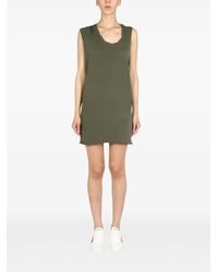 DSquared² - Robe Courte Sans Manches À Bords Francs - Lyst
