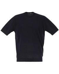 PT Torino - Ribbed-Trim T-Shirt - Lyst