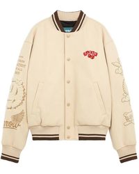 Barrow - Logo-Embroidered Bomber Jacket - Lyst