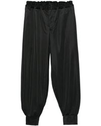 Comme des Garçons - Elasticated-Waistband Tapered Trousers - Lyst