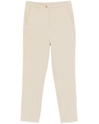 Patrizia Pepe - Pantalon Cigarette Boutonné - Lyst