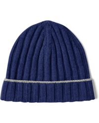Brunello Cucinelli - Gorro de cachemira en canalé - Lyst