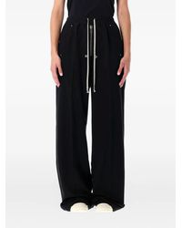Rick Owens - Drawstring Zip Trousers - Lyst