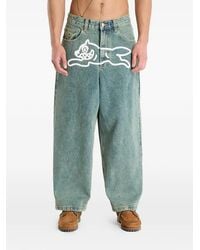 ICECREAM - Running Dog Button-Fastening Jeans - Lyst