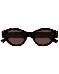 Gucci - Tortoiseshell-Effect Interlocking G Sunglasses - Lyst