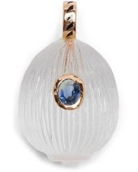 Dezso by Sara Beltran - 18K Rose Coquito Sapphire Pendant - Lyst