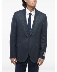 Corneliani - Single-Breasted Flap-Pocket Blazer - Lyst