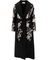 Elie Saab - フローラル コート - Lyst