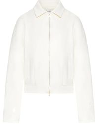 Max Mara - Reißverschluss-Jacke Mit Hemdkragen - Lyst