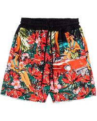 Mauna Kea - Graphic-Print Drawstring Shorts - Lyst