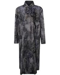 Ziggy Chen - Manteau Croisé À Effet Froissé - Lyst