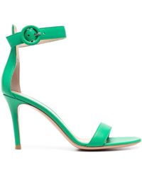 Gianvito Rossi - Sandales 85 mm en cuir à bout rond - Lyst