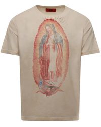 424 - Virgin Mary T-Shirt - Lyst