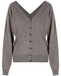 Lisa Yang - V-Neck Cashmere Cardigan - Lyst
