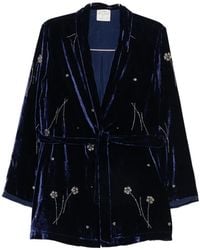 forte_forte - Bead-Embellished Velvet Jacket - Lyst