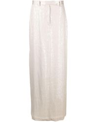 Brunello Cucinelli - Sequin Embellishment Maxi Skirt - Lyst