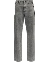 MM6 by Maison Margiela - Straight Mid-Rise Jeans - Lyst