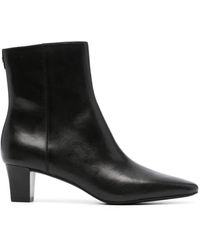 Lauren by Ralph Lauren - Willa Burnished 55mm Leather Boots - Lyst