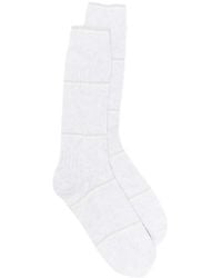 Eleventy - Striped Socks - Lyst