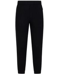 Prada - Triangle-Logo Trousers - Lyst