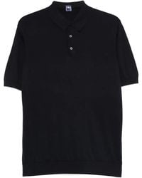 Fedeli - Polo À Col Boutonné - Lyst