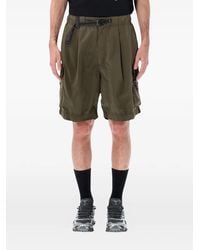 and wander - Carabiner-Detail Cargo Shorts - Lyst